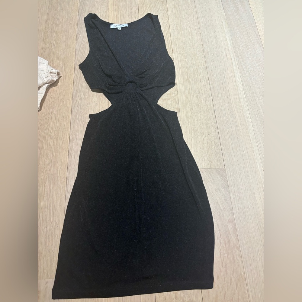 black dress, never before worn.